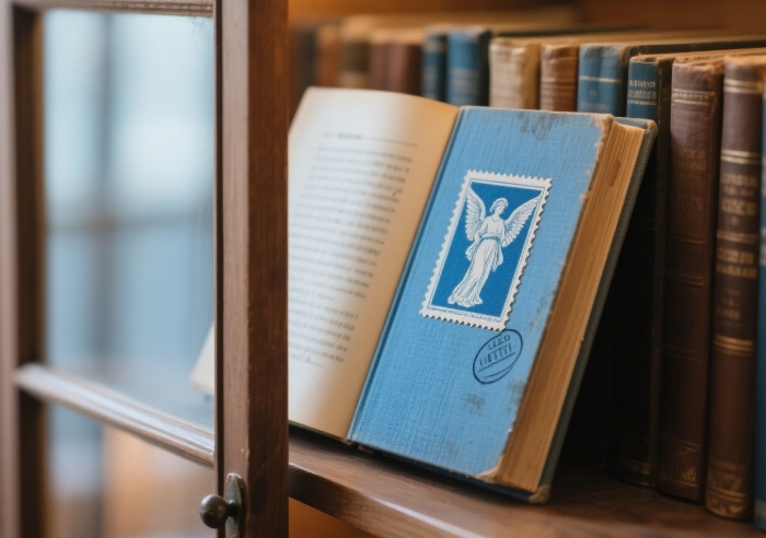 Personalized library kit for book collectors, nostalgic organizational gift.