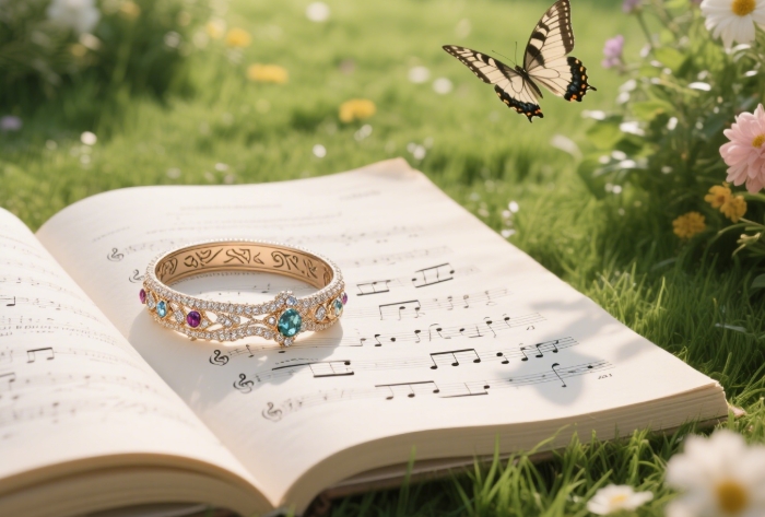 Personalized lyric jewelry gift for music fans