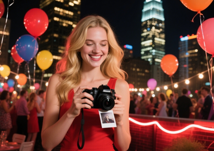 Polaroid Now+ instant camera - retro-modern gift for analog photography lovers