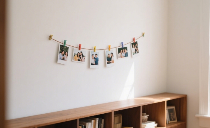 Polaroid photo display kit, cute room decor gift under $20