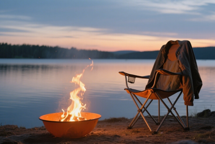 Portable fire pit for camping gifts under $40 - collapsible silicone