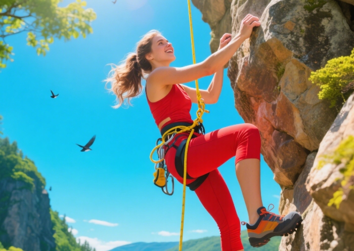 Rock climbing experience package - challenging and rewarding anniversary gift