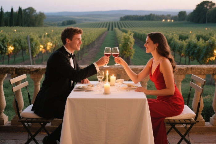 Romantic Napa Valley wine tasting experience for couples