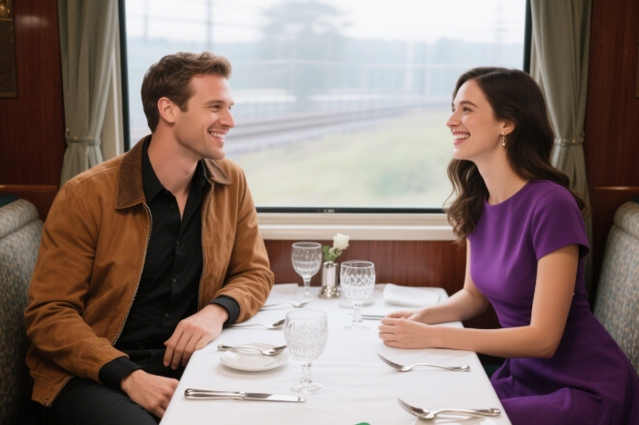 Romantic mystery dinner theater train ride adventure experience gift for couples 2025