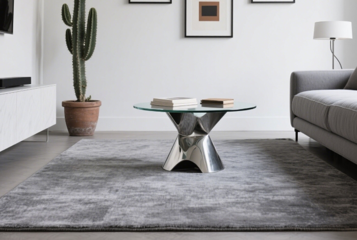 Ruggable washable rug with living room decor for a cozy space