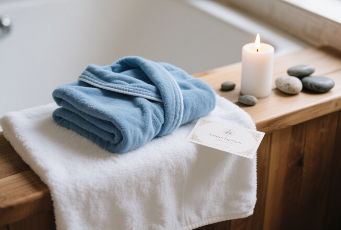 Spa gift certificate for women celebrating work promotions.
