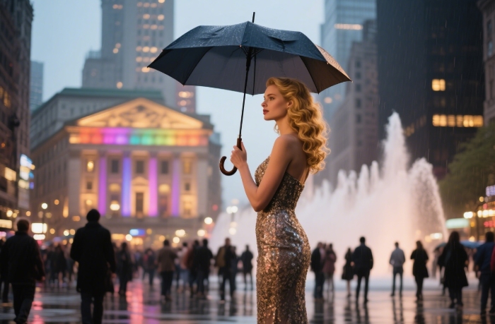 Stylish Blunt umbrella for summer rain and sun protection
