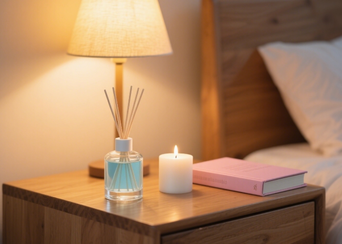 Stylish essential oil diffuser graduation gift set.