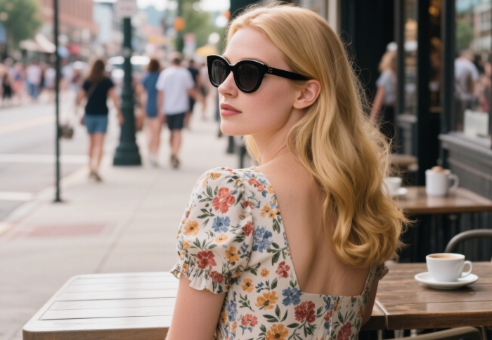 Stylish polarized sunglasses for summer travel