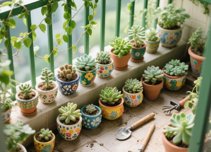 Succulent starter kit for plant lovers, gardening gift under $30