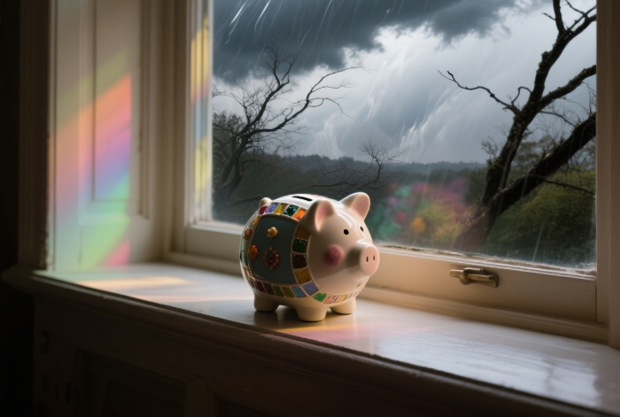 Travel savings bank gift for road trip lovers - $18