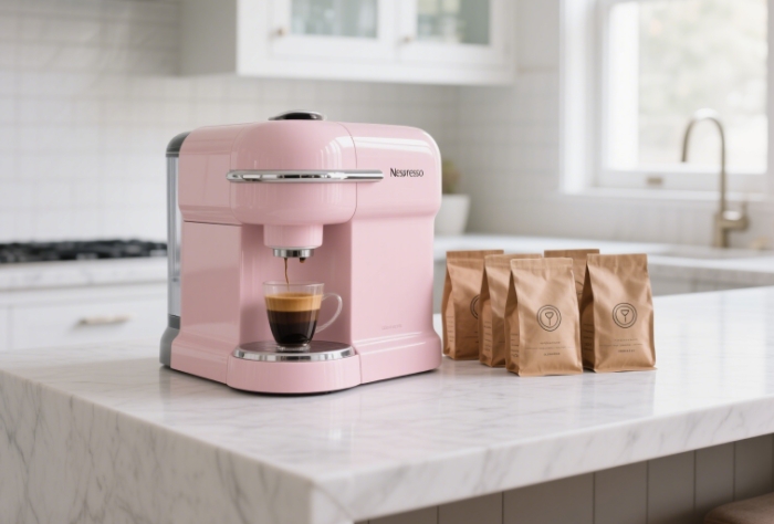 Trendy espresso machine for coffee lovers, unique anniversary gift under $600