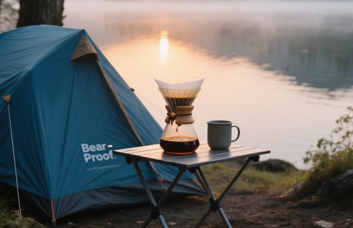 Unbreakable French press for camping coffee - $31 gift