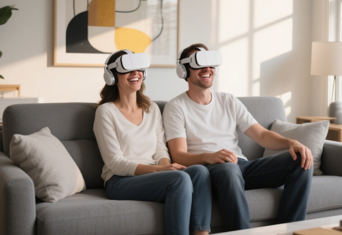 VR headset for shared virtual adventures, high-tech anniversary gift under $500