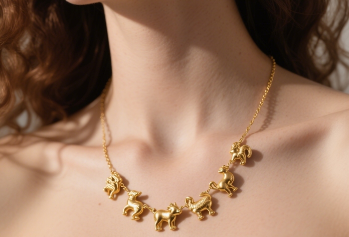 Zodiac necklace for girlfriend – meaningful astrology jewelry gift