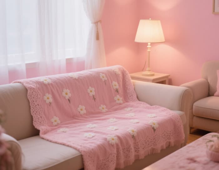 Cozy calming weighted lap blanket gift, perfect for relaxation