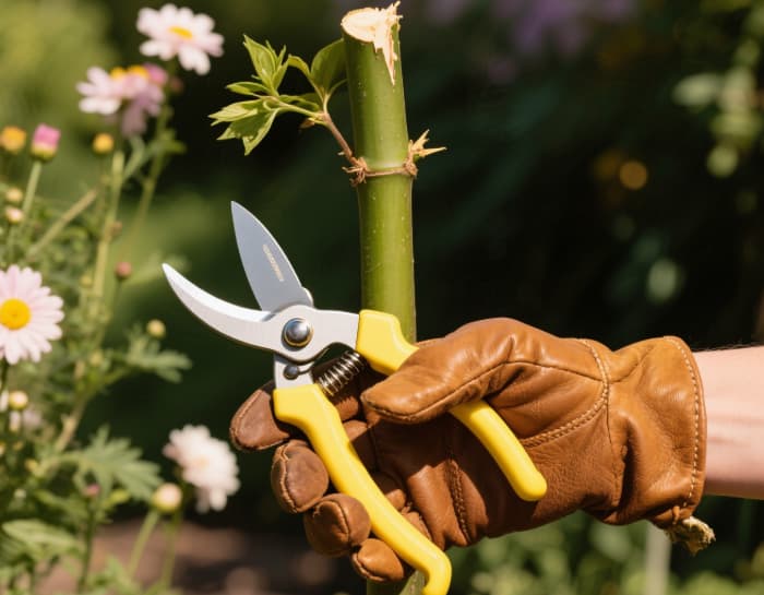 Ergonomic pruning shears in a stylish color, essential gardening tool gift for plant mom girlfriend