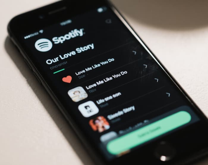 Personalized Spotify playlist as a last minute anniversary gift