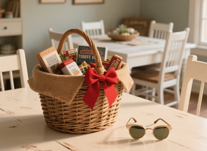 Pre-planned mini road trip getaway gift basket packed and ready