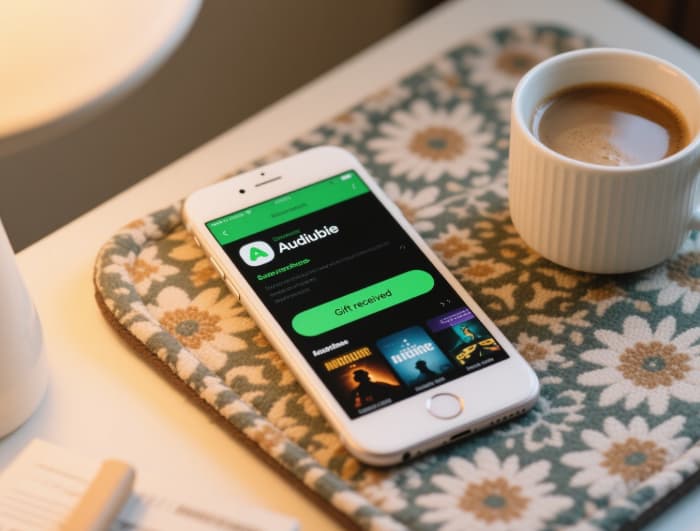 Quick anniversary gift idea Audible credit for her favorite book genre