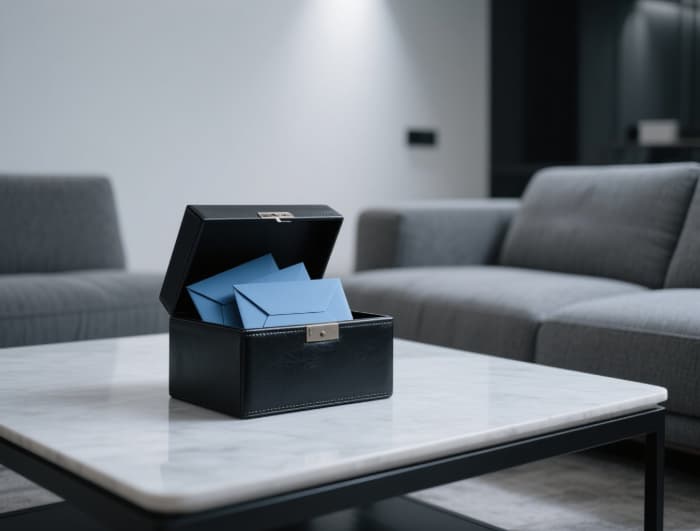 Sentimental 'Open When' letters gift box with sealed envelopes
